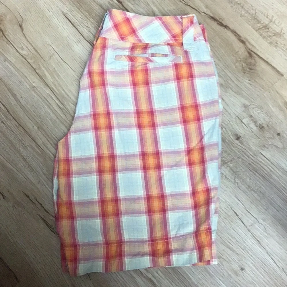 SO Wear it declare it orange tan shorts